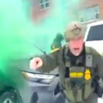 Trump Goon Gregory Bovino Tosses Smoke Bomb Into His Own Face