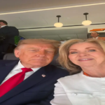 Trump Mocked For ‘Wax Figure’ Appearance With GOP Lawmaker At Football Game